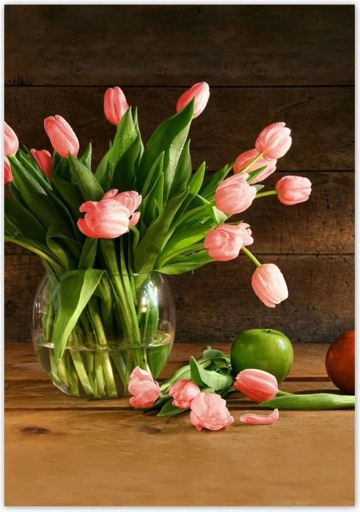 Poszterek 70x100 Piros tulipánok