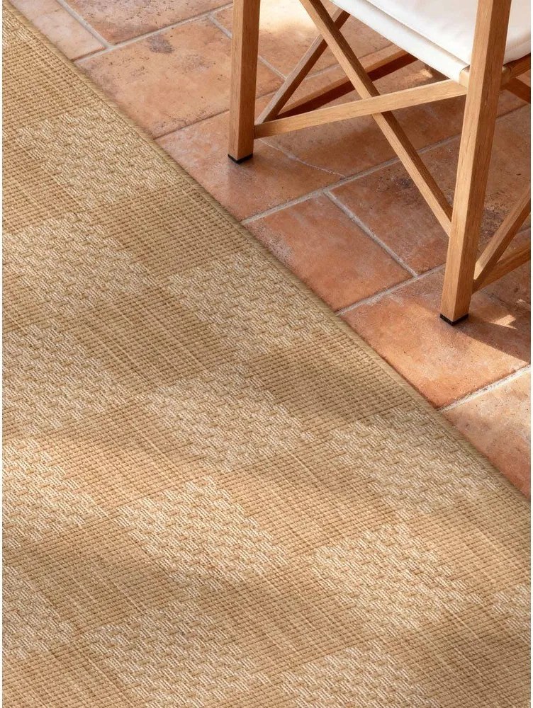 Krémszínű-natúr színű kültéri-beltéri futószőnyeg 80x200 cm Haringey Dorothy – Ted Baker