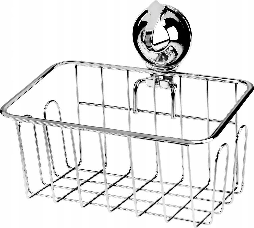 Fürdőszobai Polc Tapadókorongos Zuhanykosár