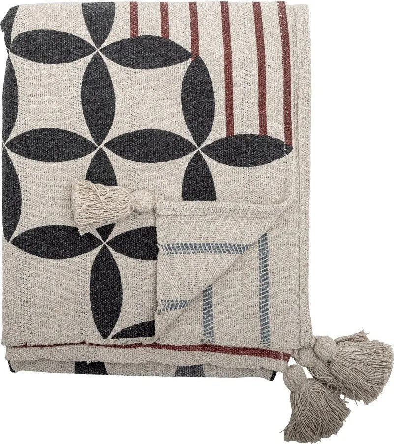 Pamutkeverék takaró 130x155 cm Forma – Bloomingville