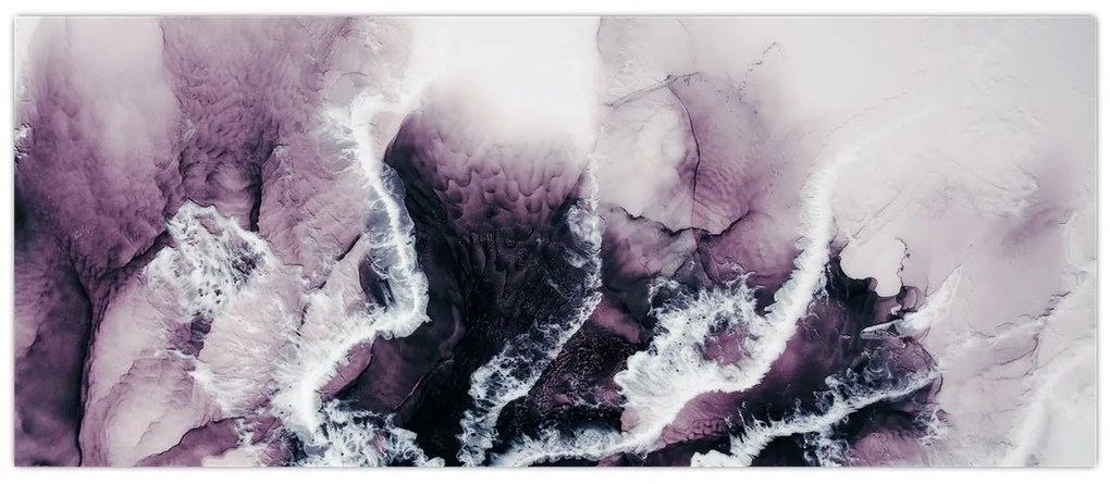 Kép - Lila márvány N⁰2 (120x50 cm)