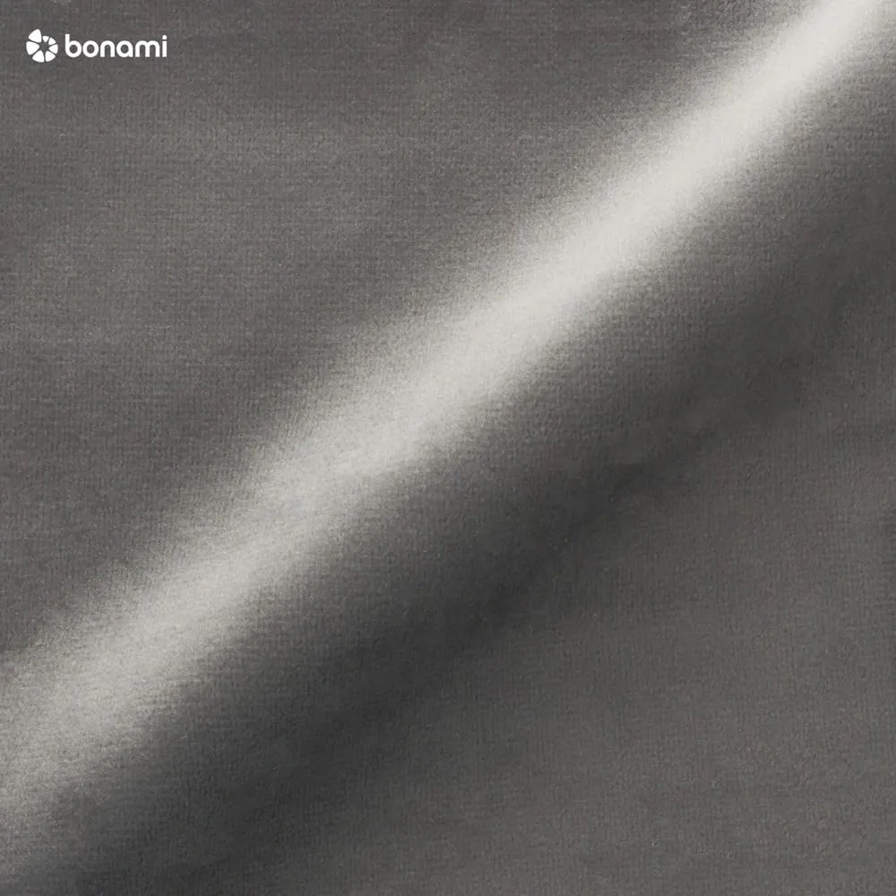Szürke kárpitozott ágyneműtartós franciaágy ágyráccsal 180x200 cm Casey – Mazzini Beds