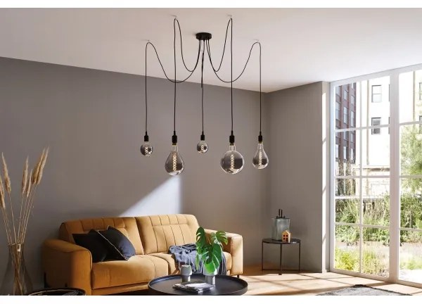 Paulmann 50389 - Csillár zsinóron NEORDIC 5xE27/20W/230V pók