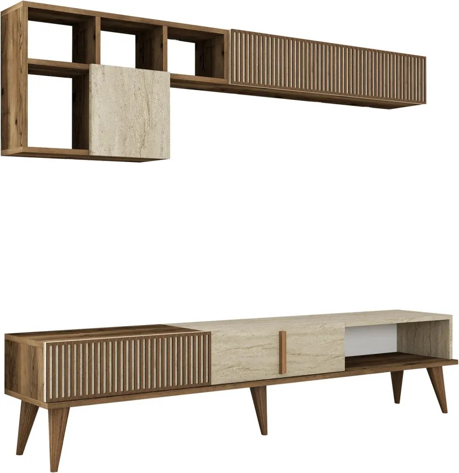 Milan - Walnut, Travertine