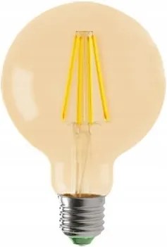 Led izzó Glob G80 E27 8W meleg 2200K arany Cog