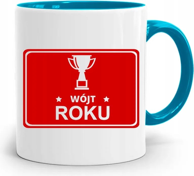 Bögre Kék Ajándék Az Év Bögréje fényképes nyomtatással