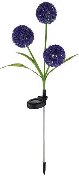 Globo 33599P - LED Napelemes lámpa SOLAR 3xLED/0,06W/3V 5000K IP44 lila