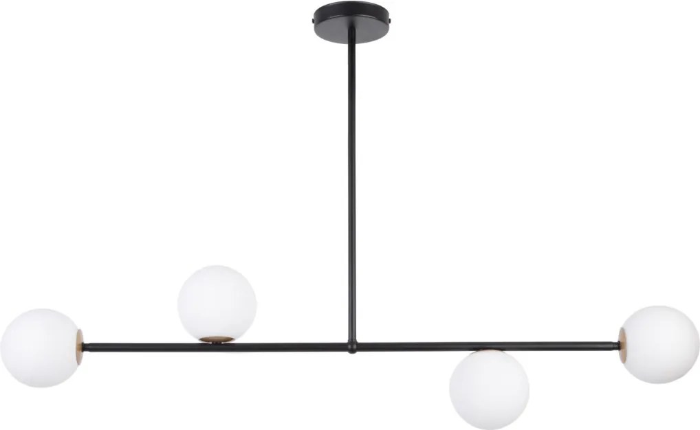 SIGMA LIGHTING 33188 GAMA Többágú Függesztett Lámpa Fehér, Fekete G9 IP20