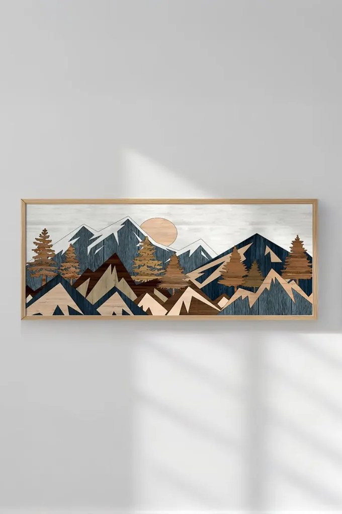 Artsmdfyty8-50120 keretezett MDF falikép, 50 x 120 cm