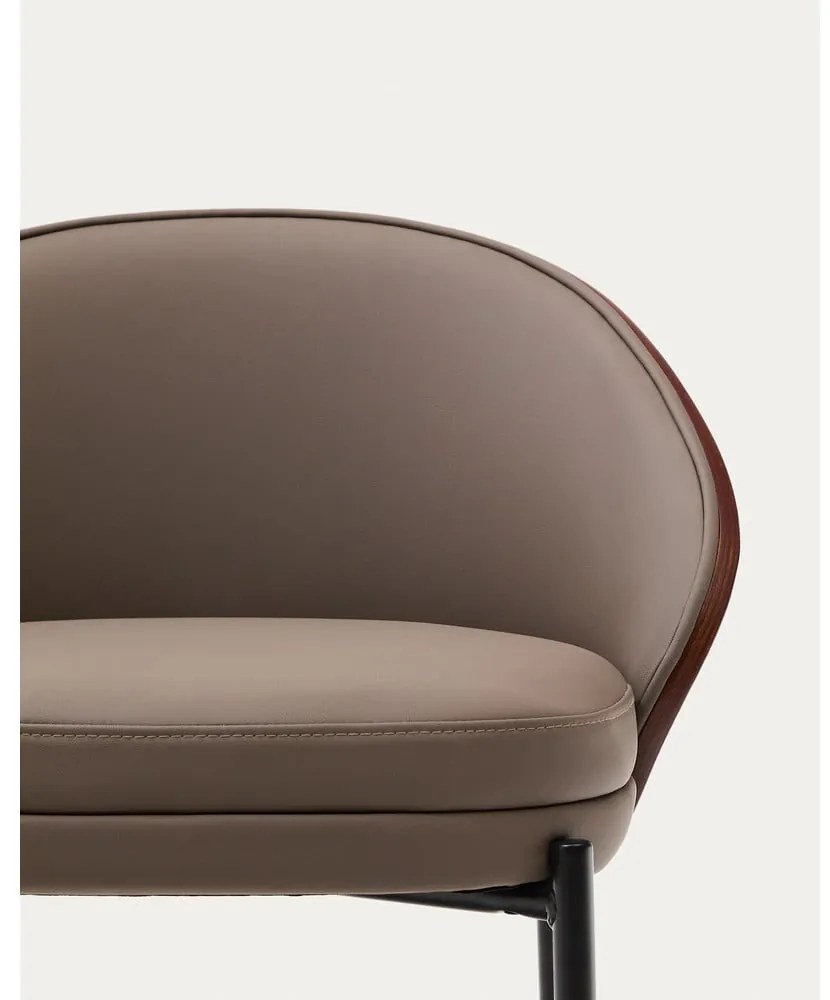 Barna bárszék (ülésmagasság 77 cm) Eamy – Kave Home