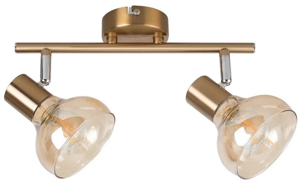 Rabalux 5547 - Spotlámpa HOLLY 2xE14/40W/230V arany