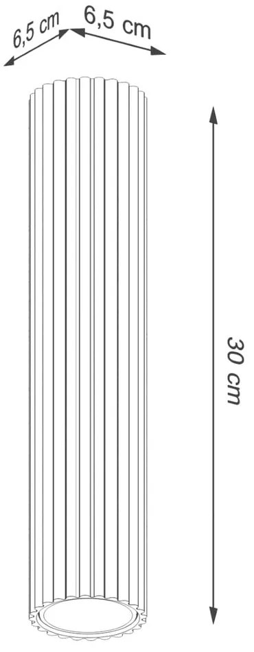 Téglavörös spotlámpa Gleam – Sollux