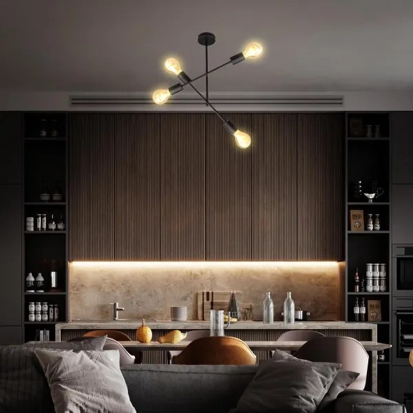 B.K. Licht 1343 - Csillár 4xE27/60W/230V