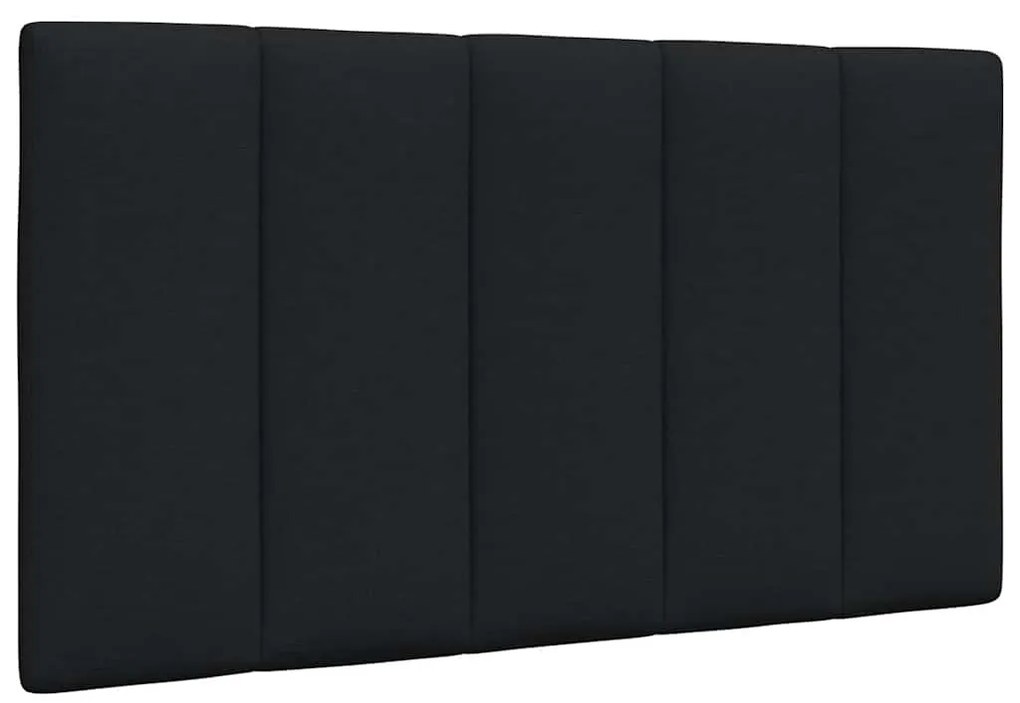 ágykeret matrac nélkül Hanko fekete 90x190 cm szövet