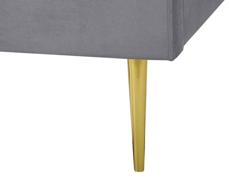 Franciaágy 140 cm Ferdinand (zöld) (ágyráccsal). 1078926