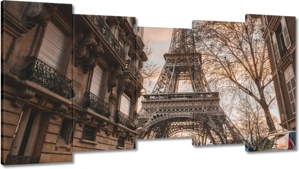 Festmények 150x80 Eiffel-torony Párizs utca