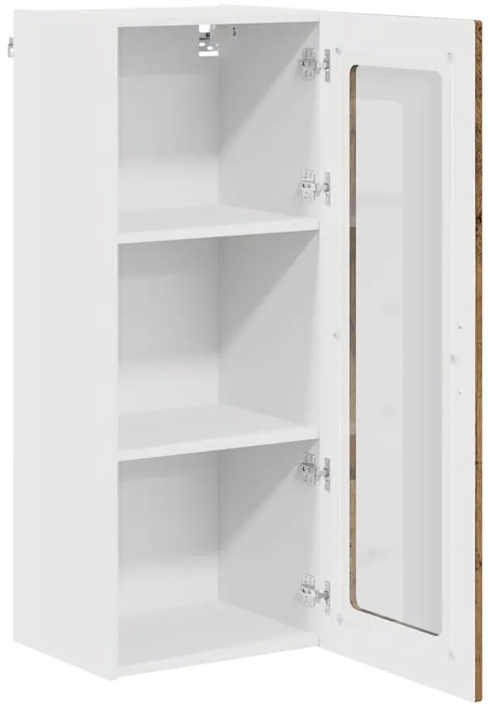 Fali konyhaszekrény polcokkal Öreg fa 40 x 31 x 100 cm Faanyag