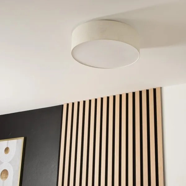 Mennyezeti lámpa SIRJA 2xE27/15W/230V átm. 45 cm krémszínű