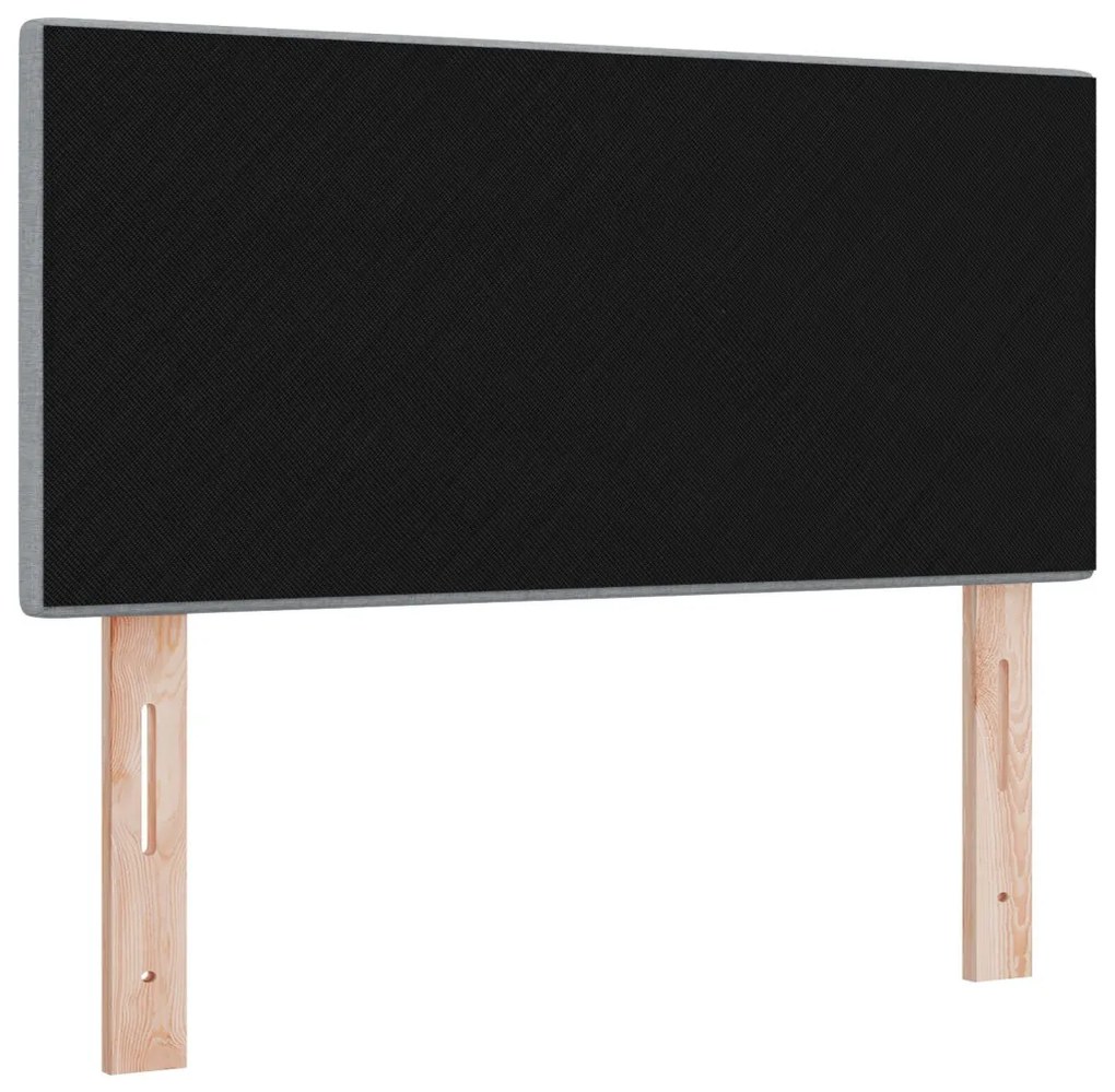 Fejtámla Gombos Puffasztott Világosszürke 90 cm Szövet