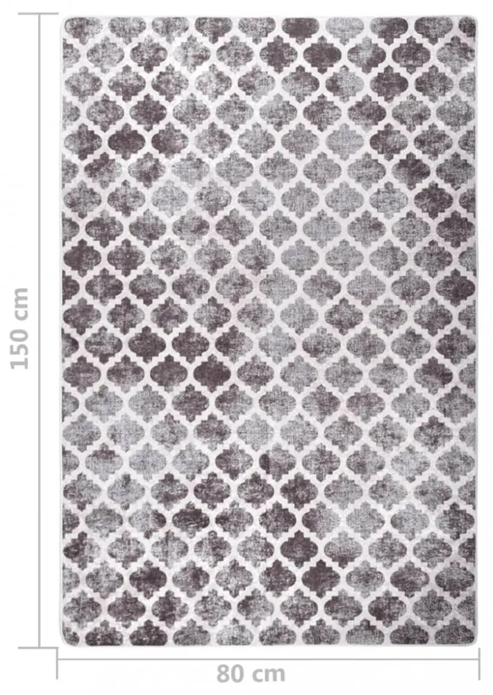 többszínű csúszásmentes mosható szőnyeg 80 x 150 cm