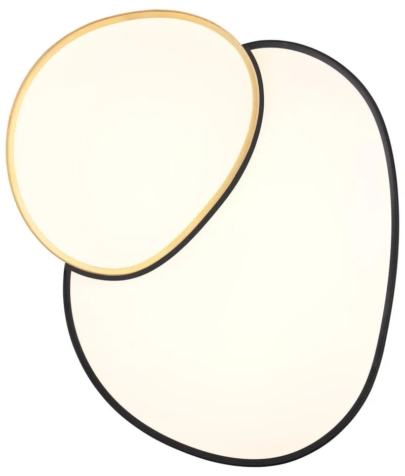 Fekete-aranyszínű LED mennyezeti lámpa 63.5x77 cm Rise – Trio