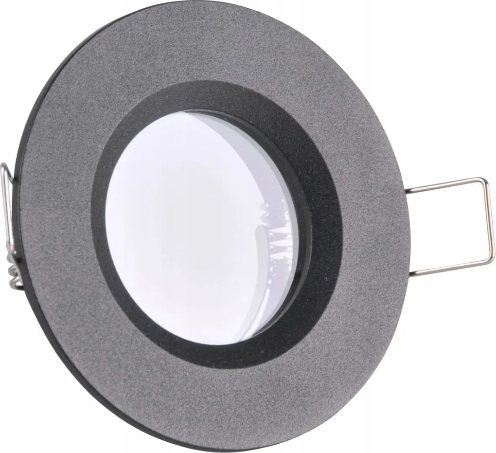 Polux Boras Falsík alatti lámpatest matt fekete IP44 315441