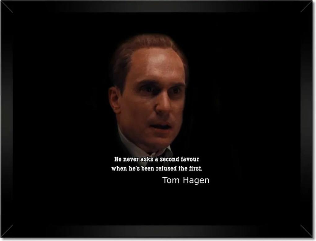 Poszterek keretben 40x30 Idézetek a Keresztapáról