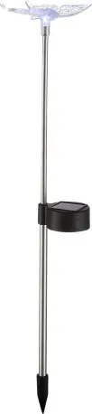 Globo 33949-4 Solar leszúrható színváltós műanyag pillangó, IP44, akkumullátorral: 40mAh 1,2 V, HxSZxM:60x70x420mm, tartozék: 1xLED 0,06W 3V, 4db/szett