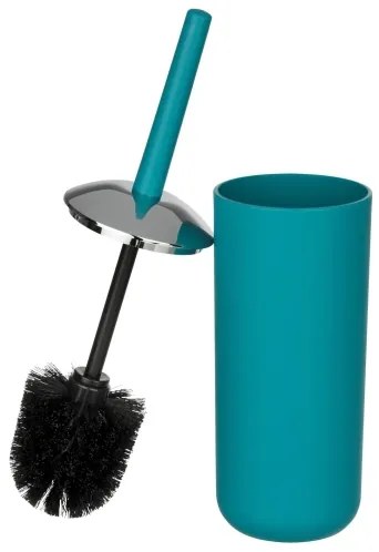 WENKO 21225100 - WC-kefe BRASIL 10x37 cm türkiz/fényes króm