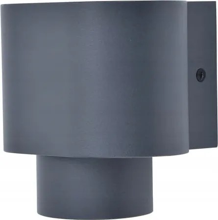 Homlokzati lámpa kültéri fali lámpa szürke Lutec