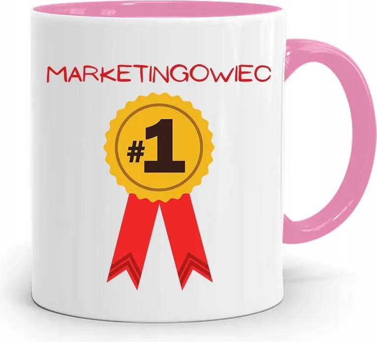 Marketingeseknek Marketing Bögre Rózsaszín Ajándék fényképes nyomtatással