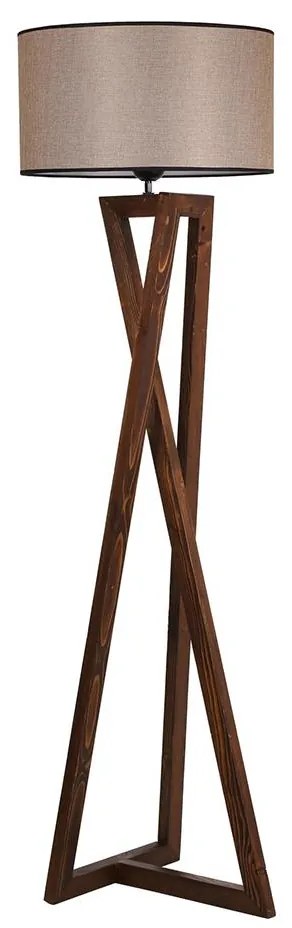 Állólámpa MACKA 1xE27/60W/230V bézs/barna