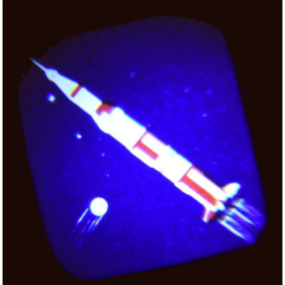 Vetítő, 16 db űrhajós képpel - Rex London