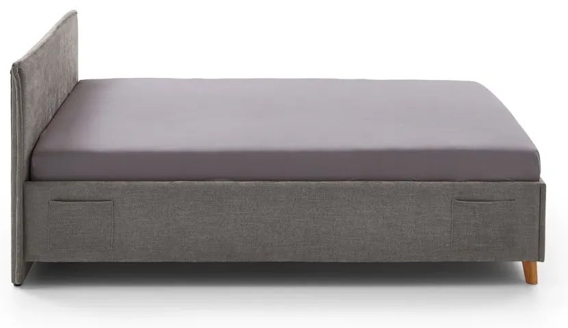 Szürke gyerekágy tárolóhellyel 120x200 cm Fun – Meise Möbel
