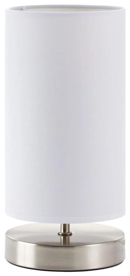 Brilliant - CLARIE asztali lámpa 1xE14/40W/230V matt króm/fehér