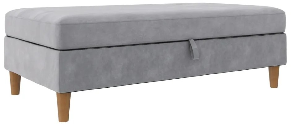 Világosszürke bársony lábtartó Lilly – Støraa