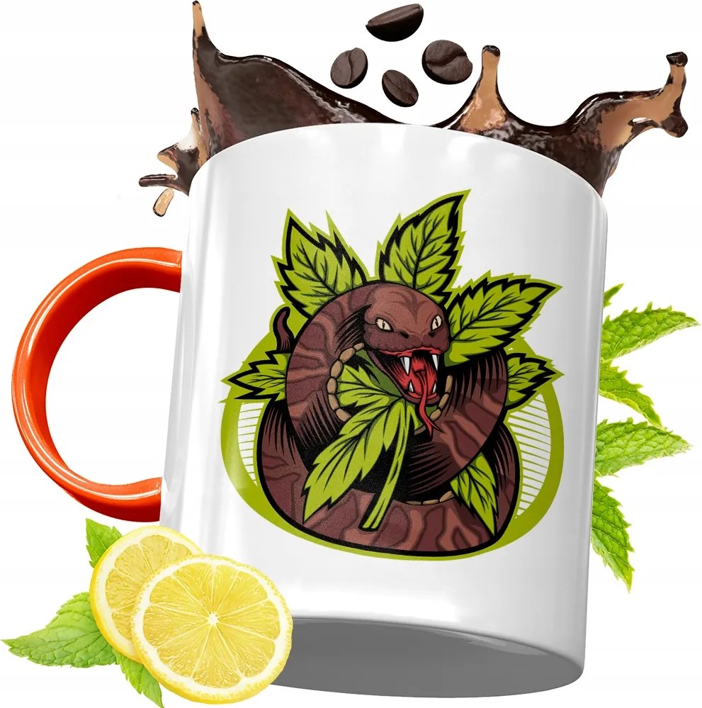 Narancssárga Bögre Dohányosoknak Ajándék fényképes nyomattal