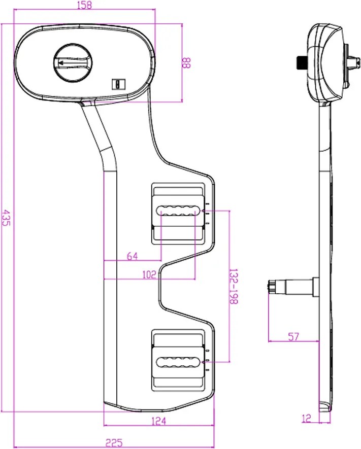 Wc-re szerelhető bidé