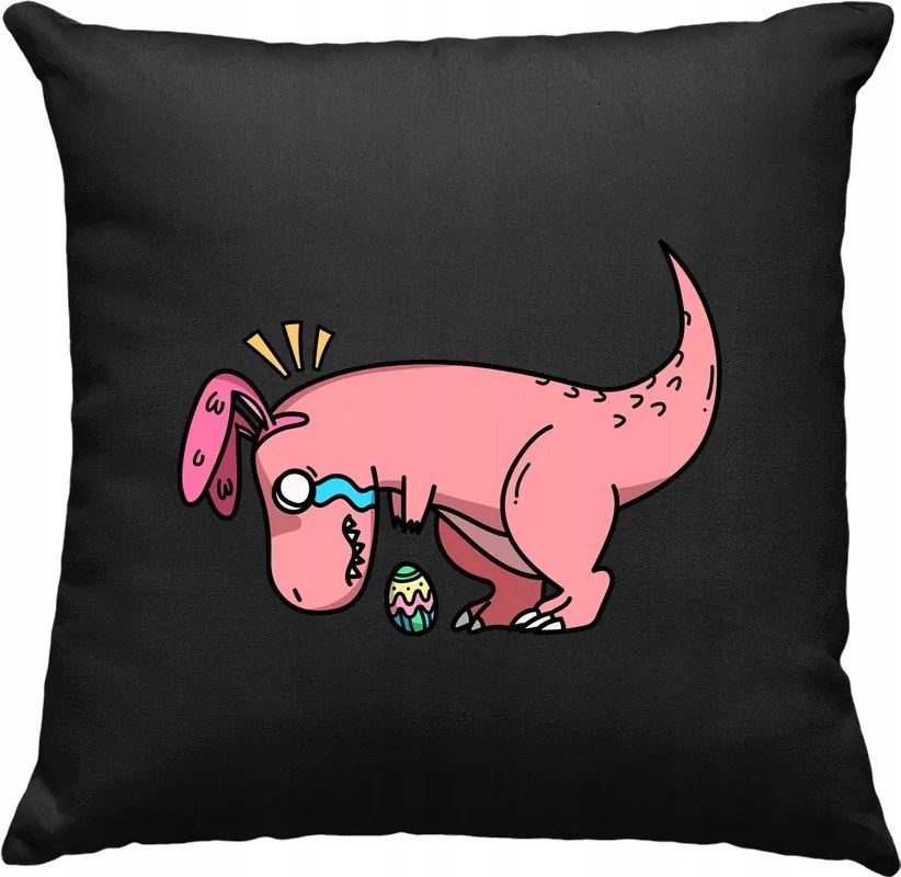 Dinoszaurusz párna Dino Vicces 2 Fekete