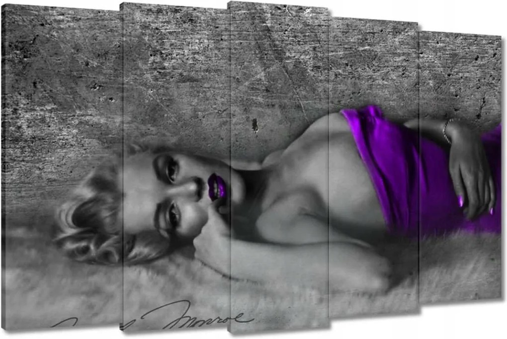 Festmények 150x95 Lila Marilyn Monroe