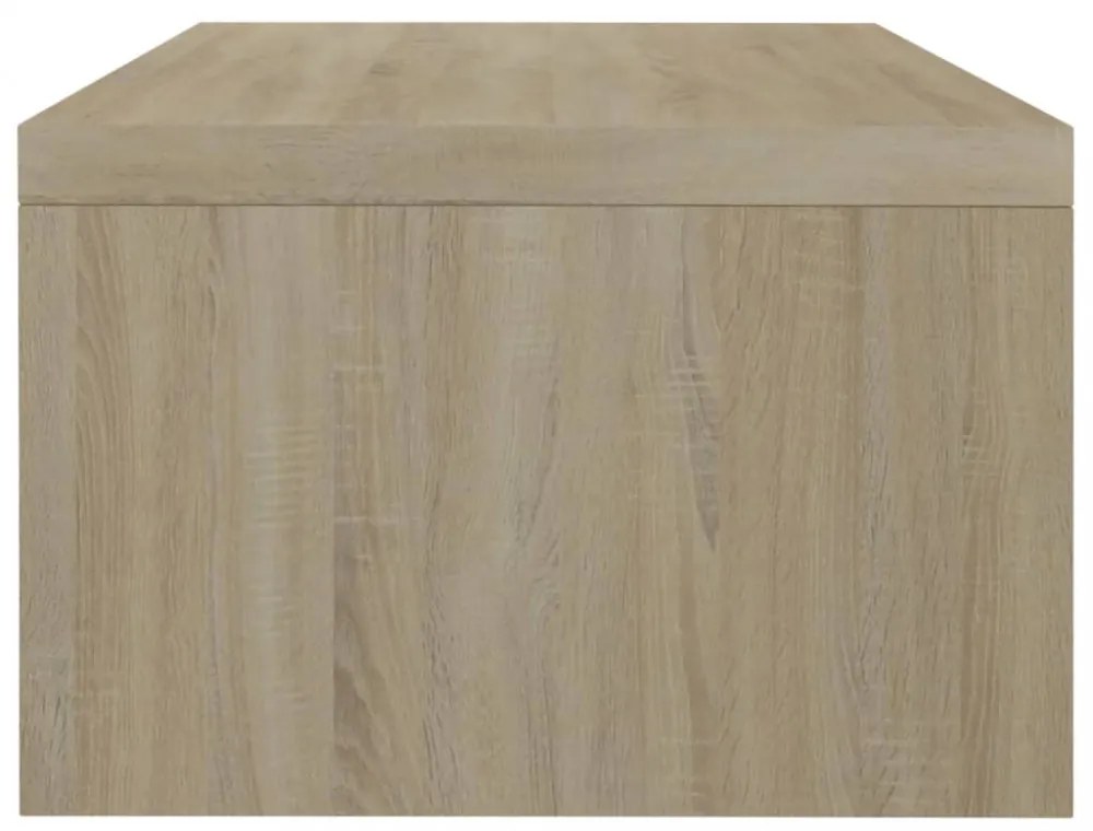 sonoma tölgy színű szerelt fa monitorállvány 42 x 24 x 13 cm