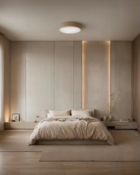 Brilagi - LED RGBW dimmelhető mennyezeti lámpatest CLARE 3xE27/9W/230V Wi-Fi, bézs