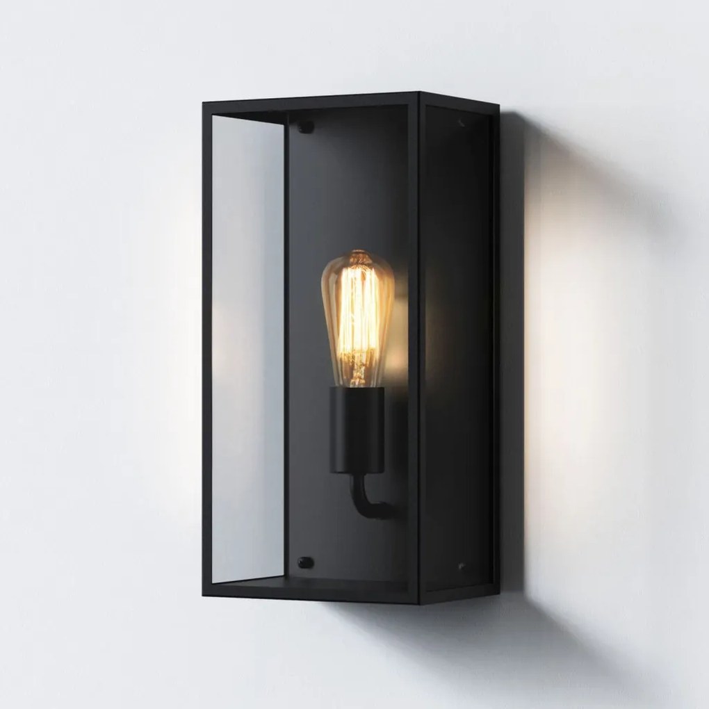 ASTRO LIGHTING 1183028 MESSINA Klasszikus Kültéri Fali Lámpa Fekete E27 IP44