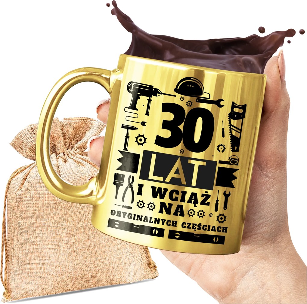 30. Születésnapi Bögre Ajándék Arany