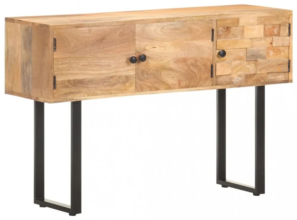 tömör mangófa tálalószekrény 116 x 35 x 75 cm