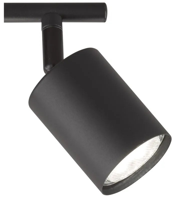 Fekete fém LED spotlámpa 8x30 cm Vano – Fischer &amp; Honsel