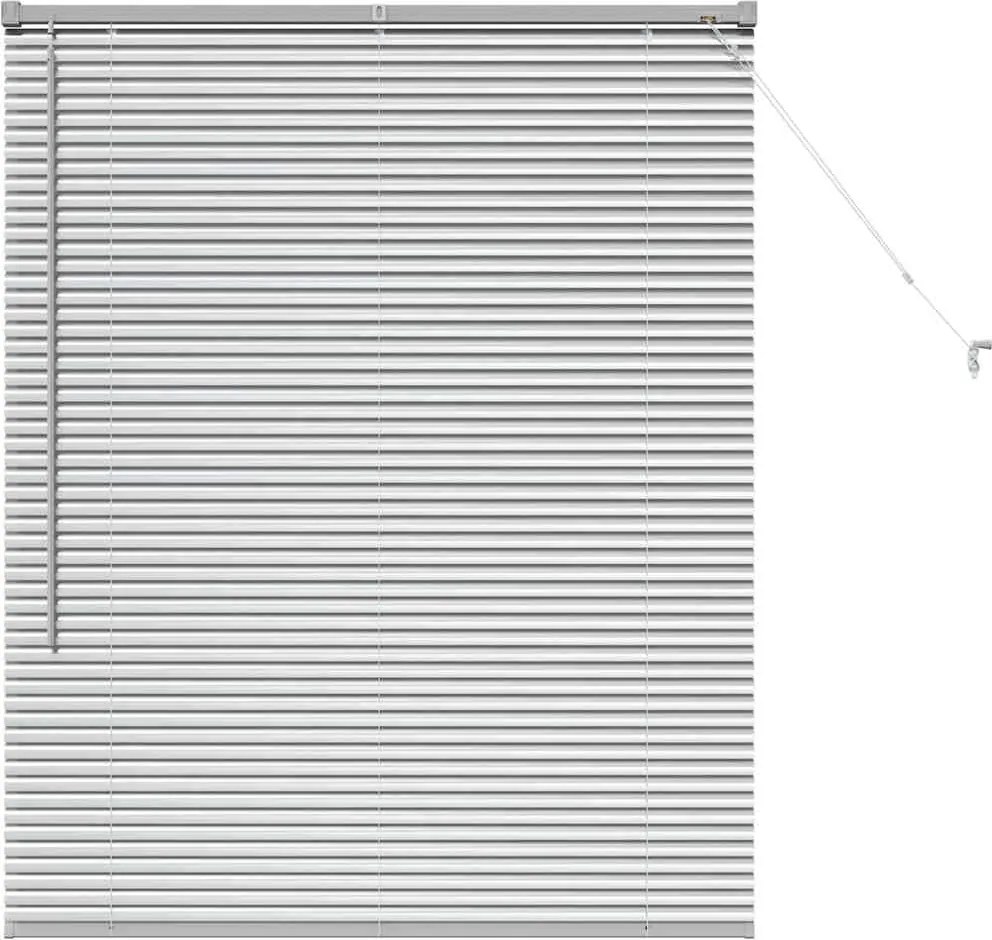 vidaXL Zsalugáter Redőnyök Ezüst 130 x 100 cm Alumínium