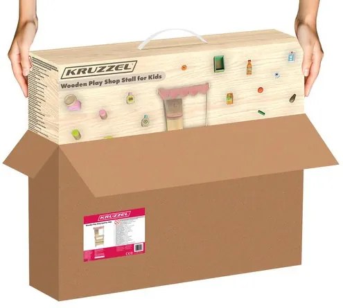 Wooden stall with accessories Kruzzel 24888
