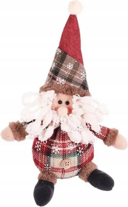 eCa KSN05 Karácsonyi dekoráció Mikulás 25 cm