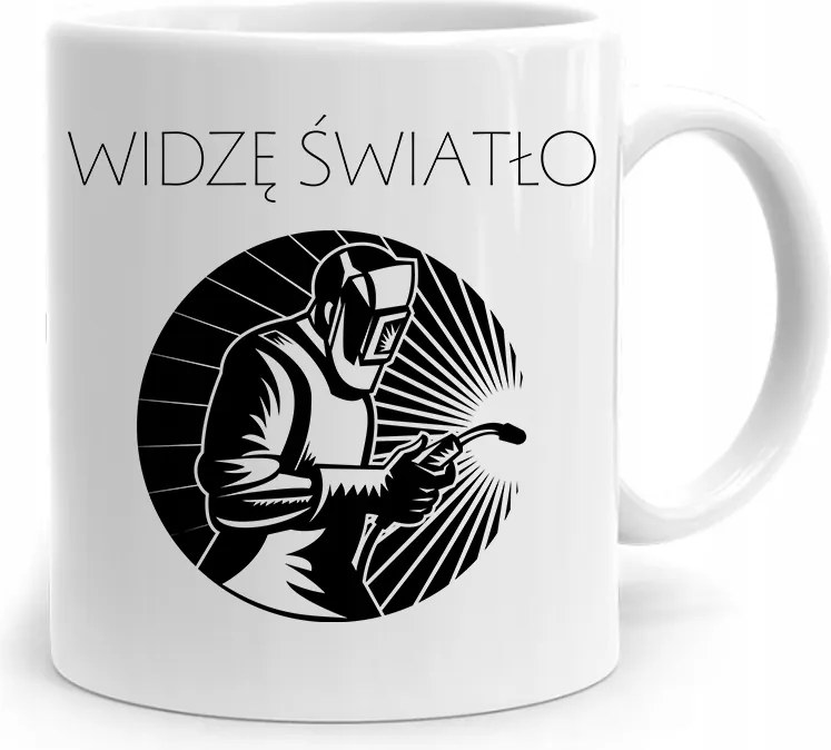 Ajándék Bögre Hegesztőnek Látom A Fényt fényképes nyomtatással